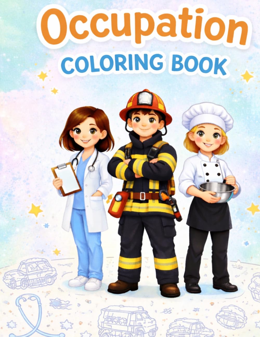 Occupation Coloring Book: Career coloring book for children, occupations coloring book for kids Boys & Girls, educational coloring book jobs, kids activity book occupations