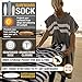 Ho Stevie! Surfboard Sock Cover - Light Protective Bag for your Surf Board (Blue and Gray, 9'6