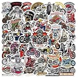 Generic 100pc Cool Motorcycle Stickers, Amazing Waterproof Vinyl Motorcycle Stickers. Water Bottle Laptop Luggage Helmet, Various