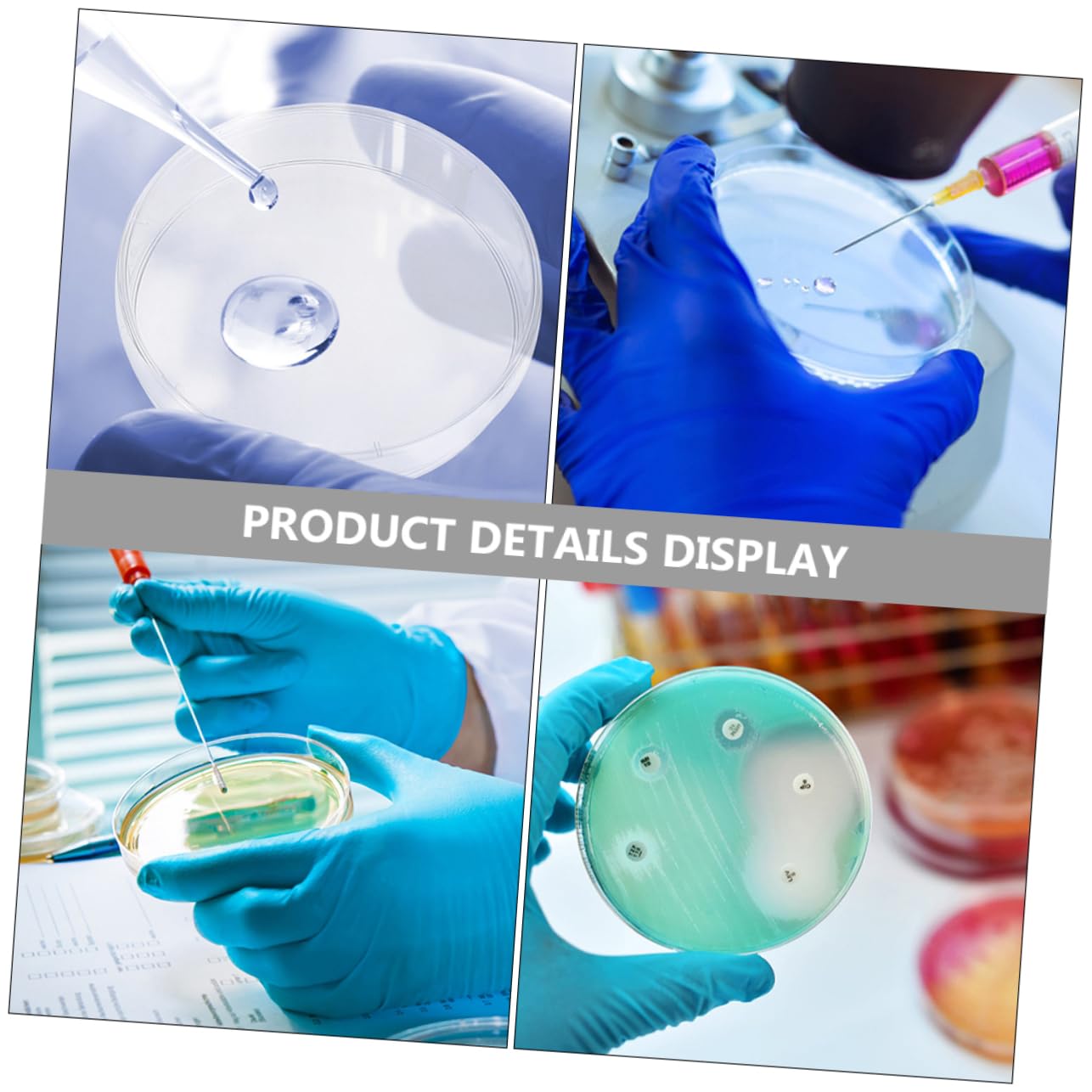 Mobestech 40pezzi Piastre Di Petri Plastica Trasparenti Con Coperchio Per Esperimenti Scientifici Ottime Per La Coltivazione Cellulare e La Ricerca Laboratorio