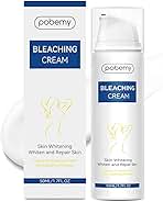 Skin Bleaching Cream, Dark Spot Remover for Face, Intimate Areas & Body, Vitamin C Whitening for Underarms, Knees, Elbows, Inner Thighs, Bikini Line – Sensitive Skin Lightening Cream- 1.7FL OZ