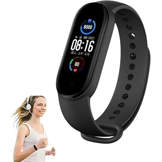 Drumstone (????????+???? Years Warranty M10 Smart Fitness Band with Heart Rate Monitor Sleep Tracker & Step Counter Waterproof Bluetooth Activity Tracker Watch for Men & Women OLED Display Sports Wristband