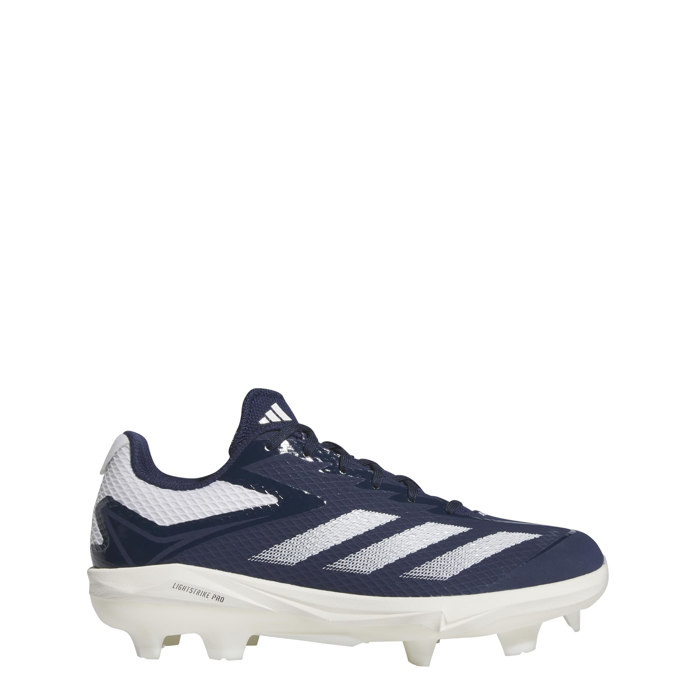 adidas Men's Adizero Electric TPU Baseball Sneaker, Team Navy Blue/White/Team Navy Blue, 8