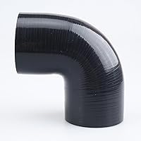 Vista 27 de AC PERFORMANCE ID 1.1" (28mm), Acoplador de codo de 90 grados, longitud de la pierna 3.5" (90mm), grosor de la pared 0.18" (4.5mm), 3 capas