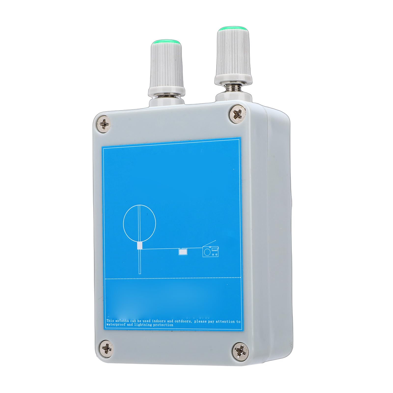 Ejoyous Antena de Bucle Activo ABS 100 KHz a 179 MHz Antena de Radio de Corta Portátil con Batería de 2600 MAh Bucle de 50 Cm para Recepción de Aire MW SW Balcón Al Aire Libre Usuarios de SDR en la
