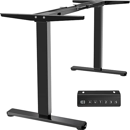 VIVO Heavy Duty Dual Motor Electric Sit Stand Desk Frame,