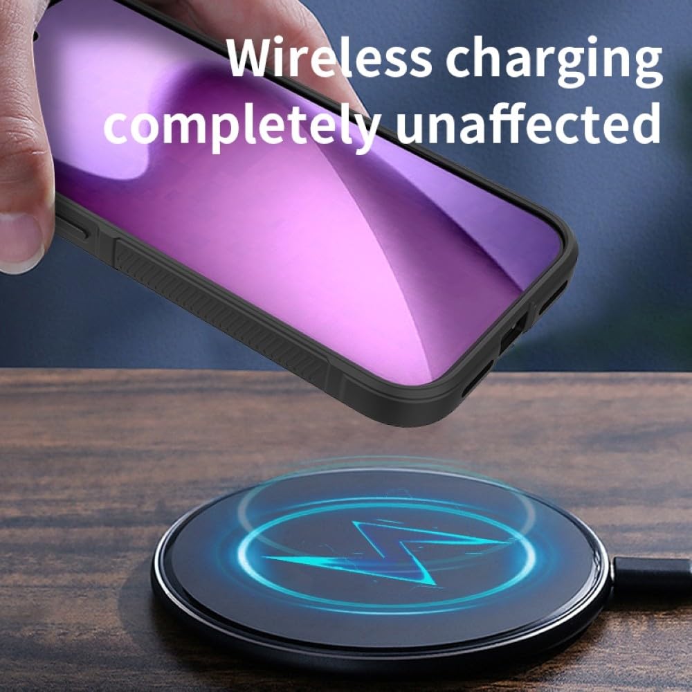 Generic Funda compatible con iPhone 15 (color: negro), a prueba de golpes, de silicona suave y elegante, funda rígida