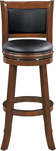 Miniatura 147 de Boraam Augusta - Silla alta giratoria de altura Negro -,Negro/Cappuccino,Negro/Cerezo,Marrón/Capuchino,Capuccino,Cereza,Cepillo de alambre