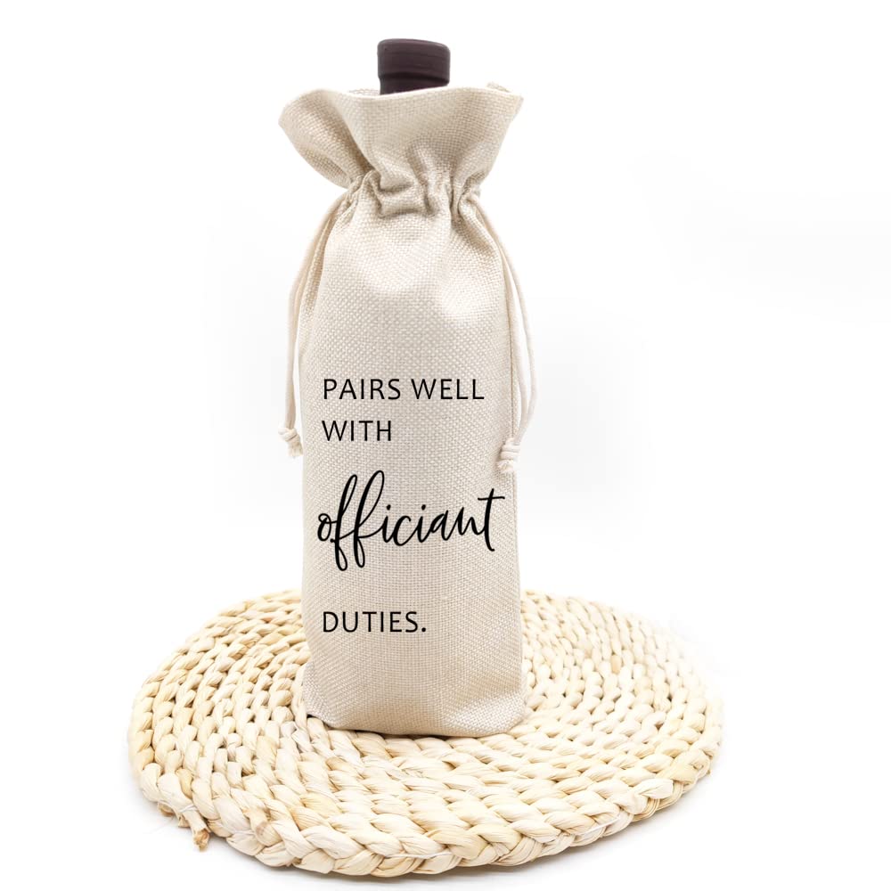 Socive Wedding Officiant Gift, Pairs Well With Wedding Officiant Wine Bag Amazon.com: Socive Regalo oficial de boda, combina bien con  main image 4