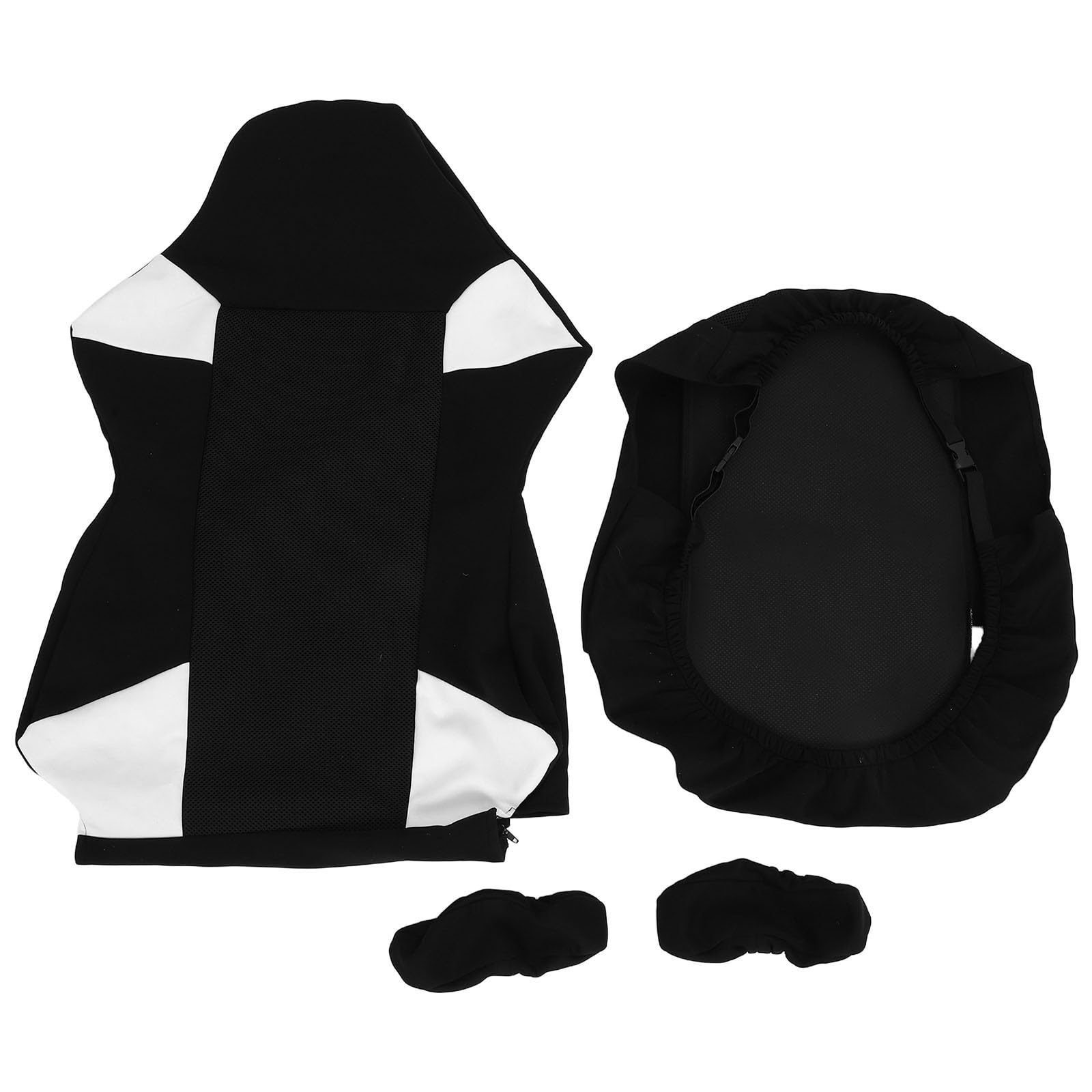Toyvian Housse de Chaise Gaming en Tissu Mesh Élastique Accoudoirs, Couverture Lavable et Amovible pour Fauteuil Gamer et Chaise de Bureau, pour Usage Bureau