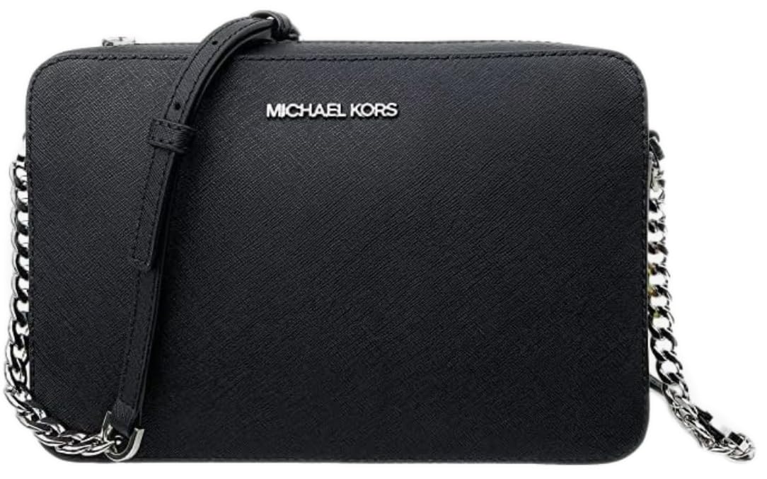 Michael Michael Kors East West Jet Set Large Logo Crossbody Bag
