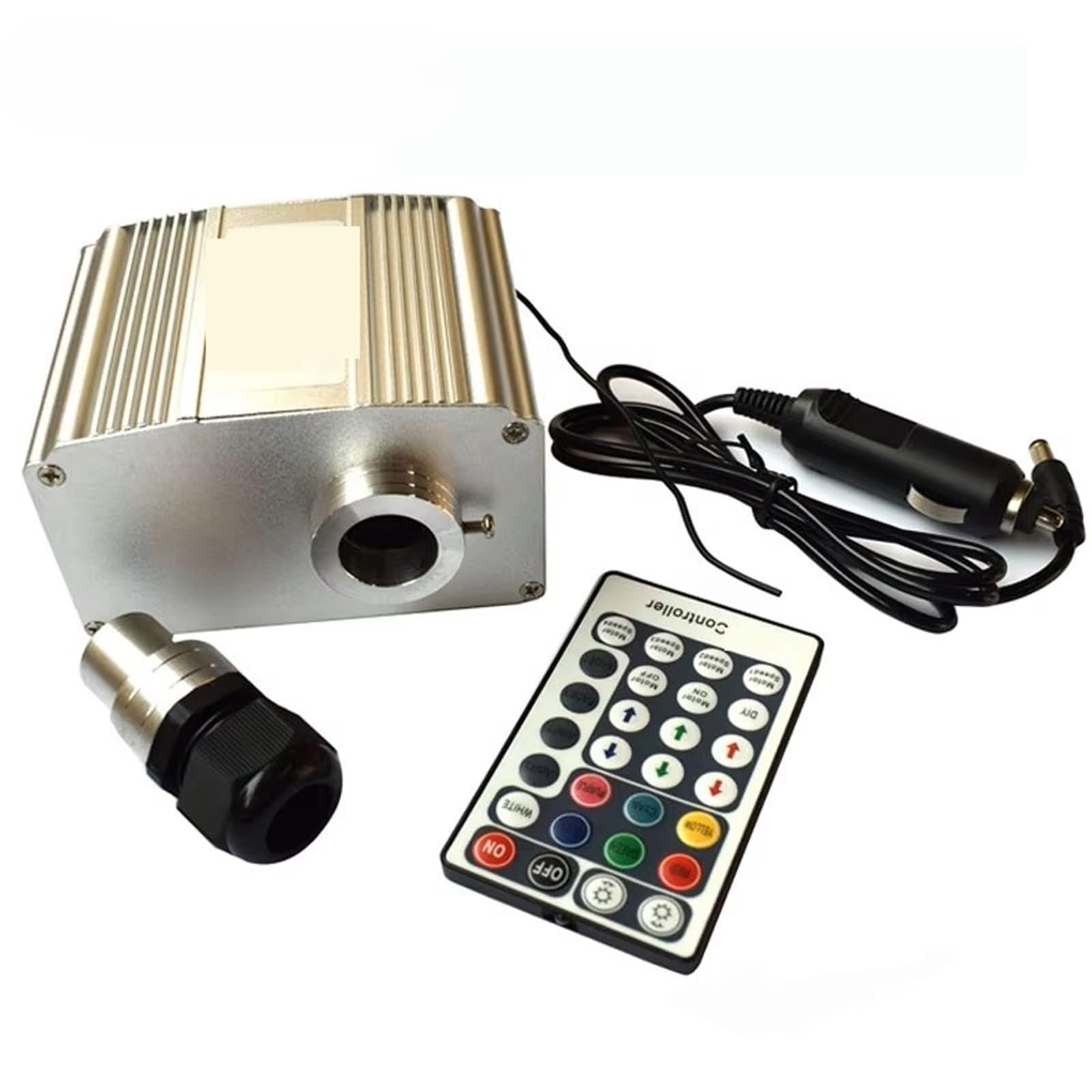 CUDTAPI LED Fiber Optic Light Engine RGBW LED 10W Fiber Optic Star Ceiling Light Engine For Car Source(RGBW)