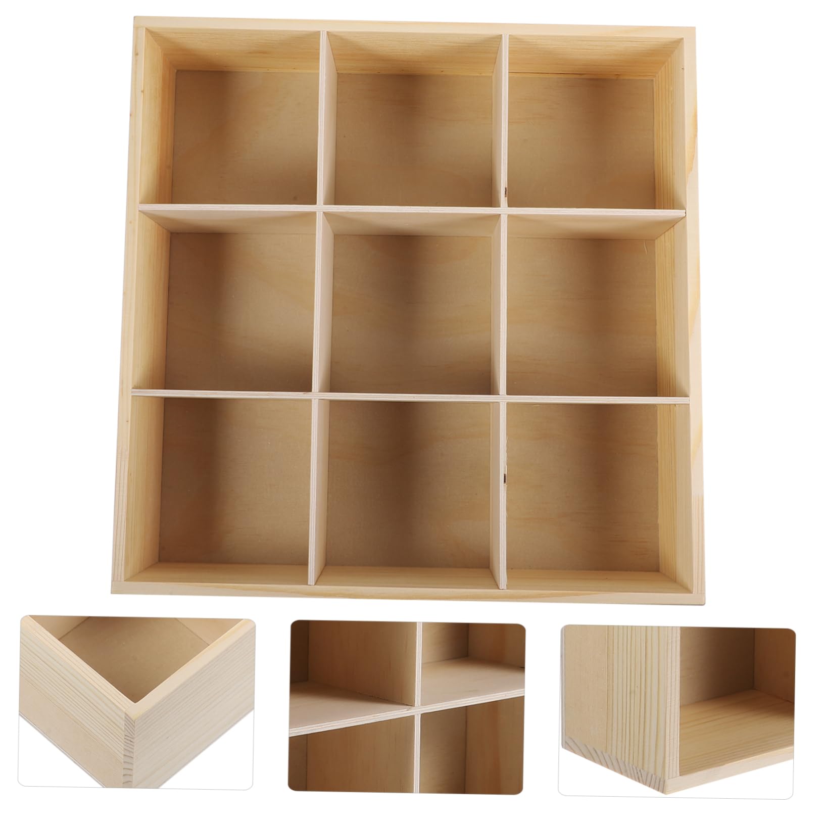 VALICLUD Scatola Scatola in Legno Organizzatori e Contenitori Per La Cucina Magazzinaggio Libreria Organizzatori e Archiviazione Organizzatore Del Gabinetto Scaffali Di Legno