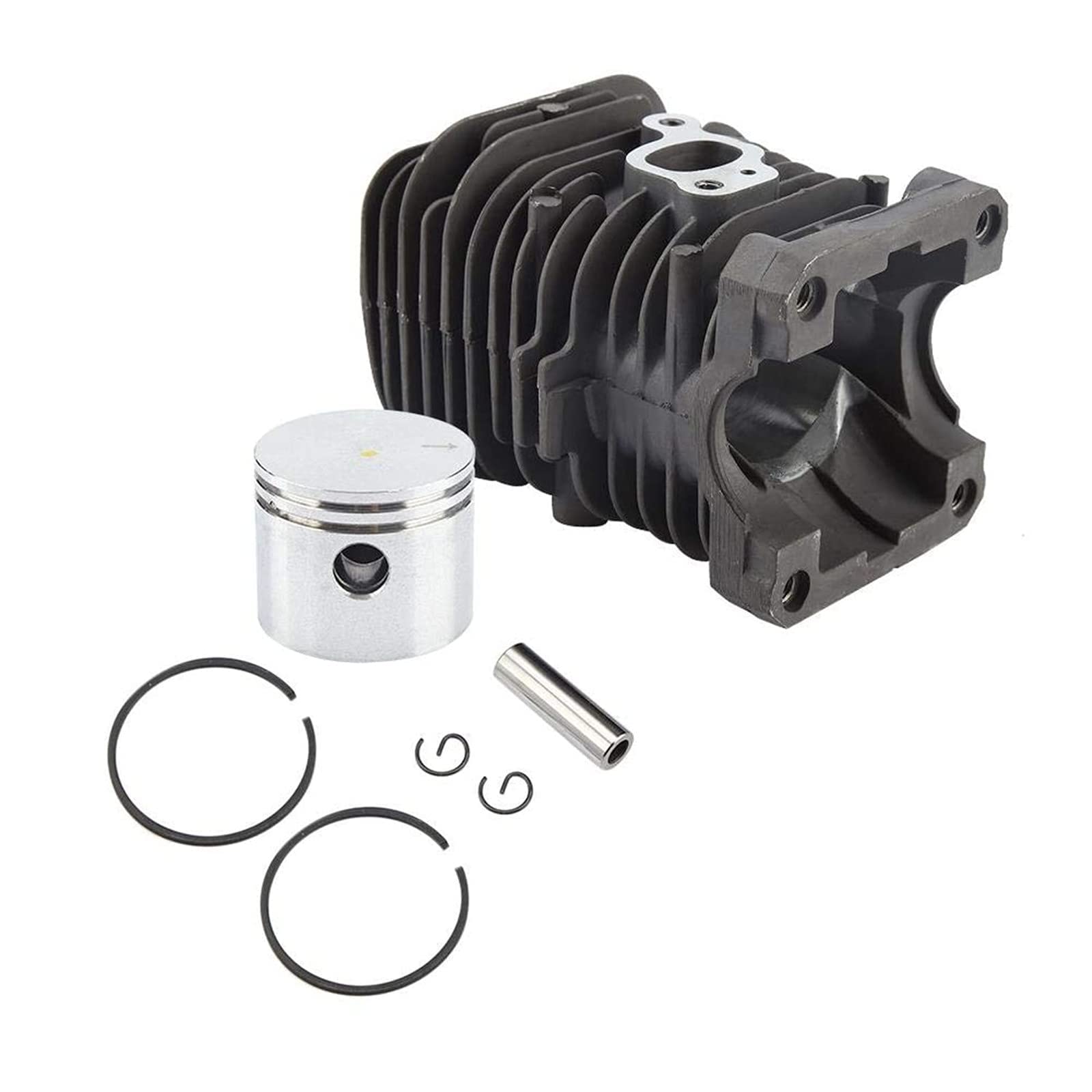 TOPINCN Sostituzione del pistone del Cilindro di Ricambio per Poulan 1900 1950 2025 2050 2055 2075 2175 2250 2375 Kit di ricostruzione Superiore fine 41 mm