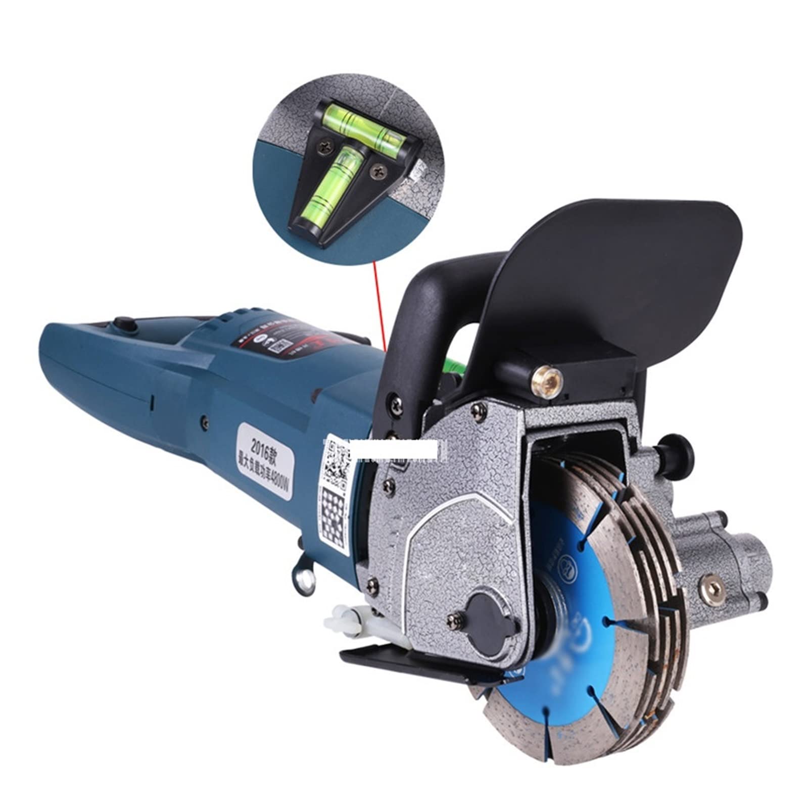 Coupe-Carreaux, 121mm 4800W Lame Cw6121 Multifonction murale pierre pierre rainure de rainure de rainure de course de poursuite Machine maximale 5 pcs lame 7000r / min Vitesse de chargement