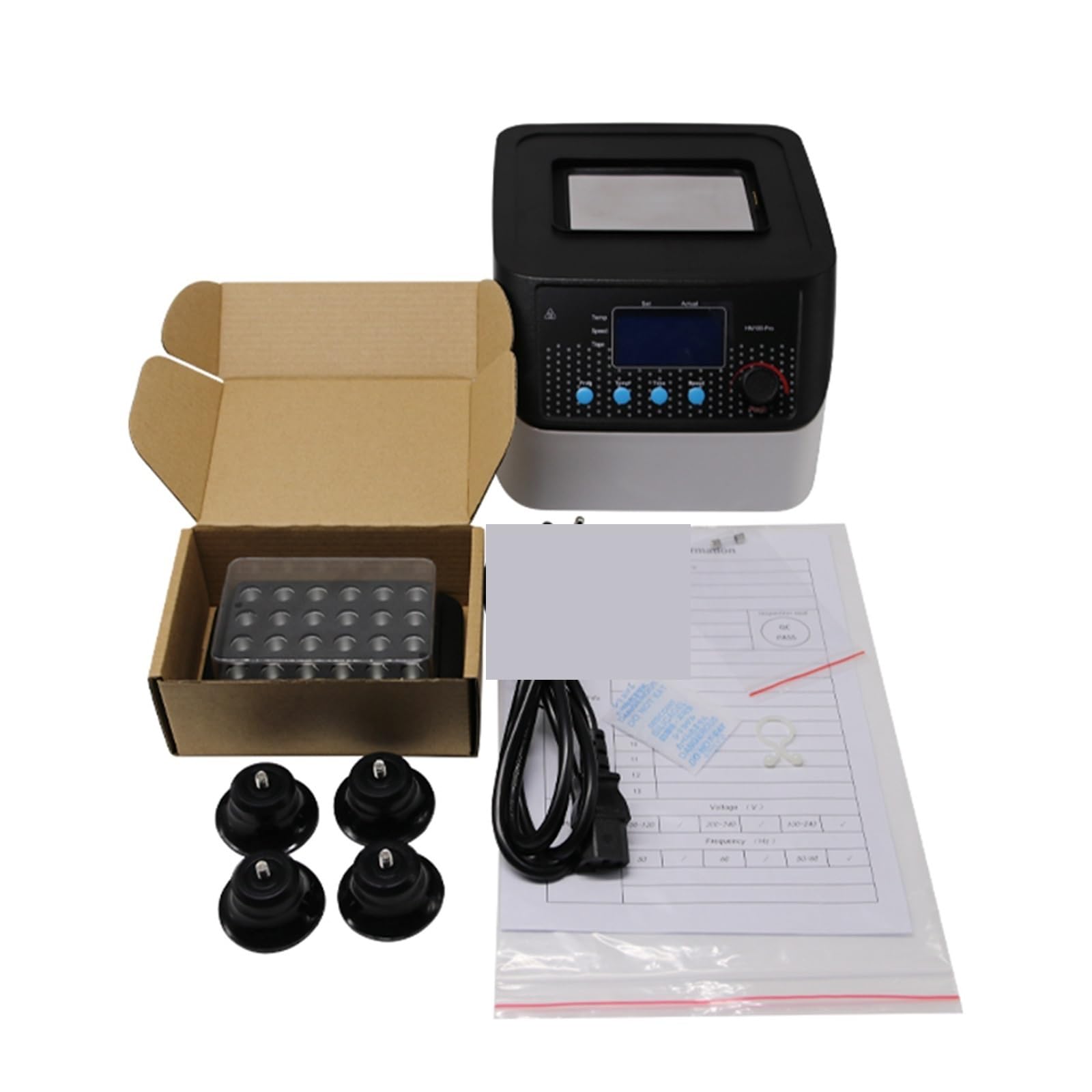 Agitador Orbital, Baño de metal termostático laboratorio con 1,5 ml, 2, bloque calefacción, refrigeración, mezcla, incubadora baño seco, LCD Digital(H100-pro)