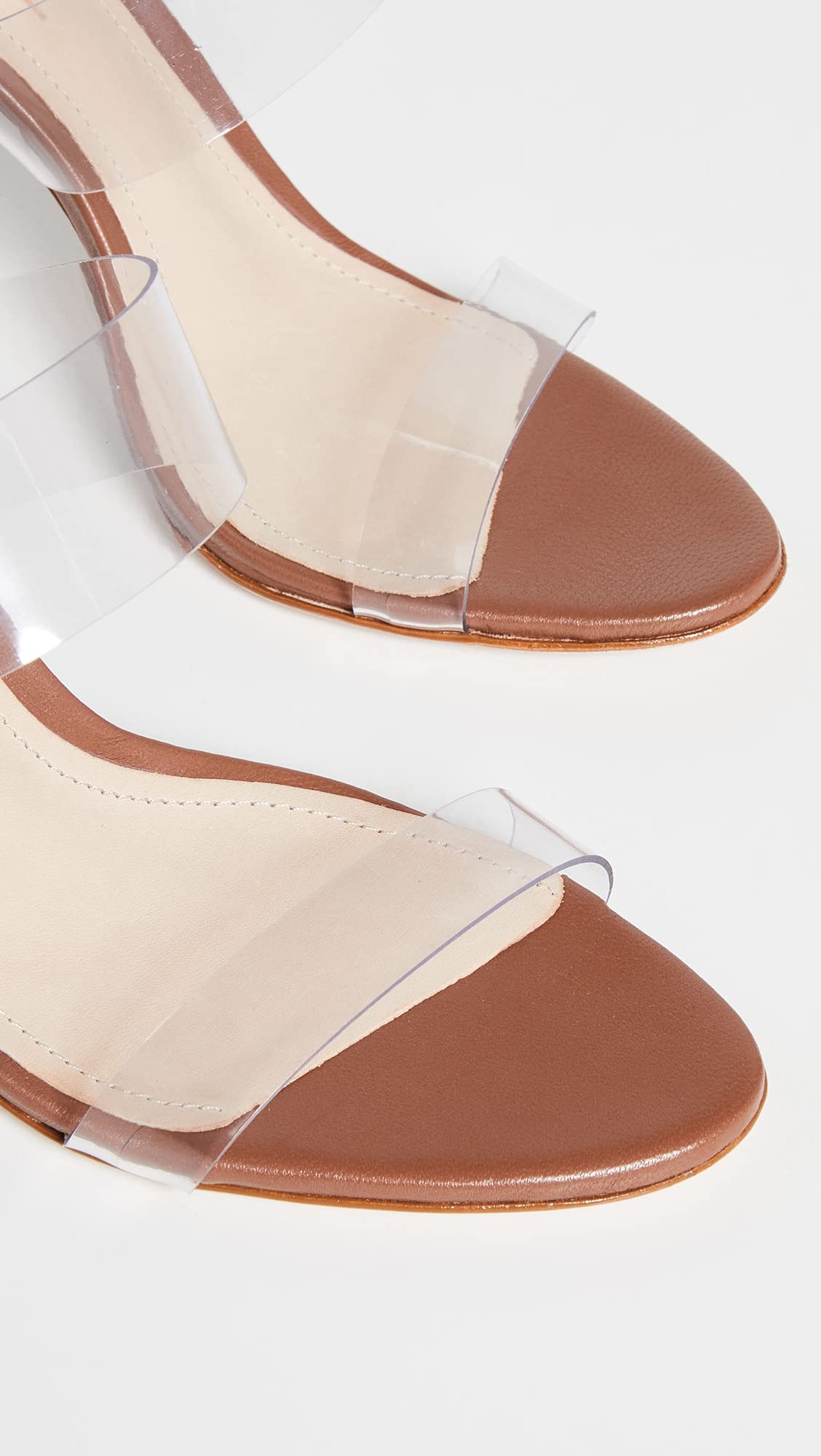 Ariella Sandal Wood Leather & Vinyl 10.5