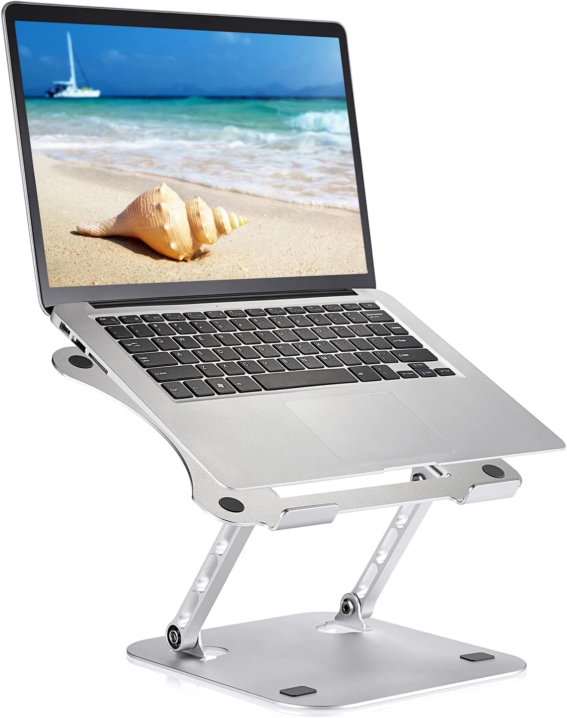 Laptop Stand, Laptop Holder, Multi-Angle Stand with Heat-Vent, Adjustable Notebook Stand for Computer up to 17 inches, Compatible for MacBook Air, Pro, Dell, Samsung, Lenovo, Alienware
