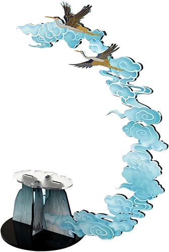 Microworld Rompecabezas de metal 3D kits de construcción de arquitectura tradicional china adornos de bricolaje para el cerebro desafío dificultad