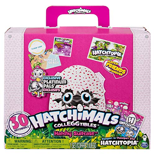 SpinMaster Hatchimals Best Friends Travel Pack - 30 Hatchimal CollEGGtibles Included, with Exclusive Platinum Pals