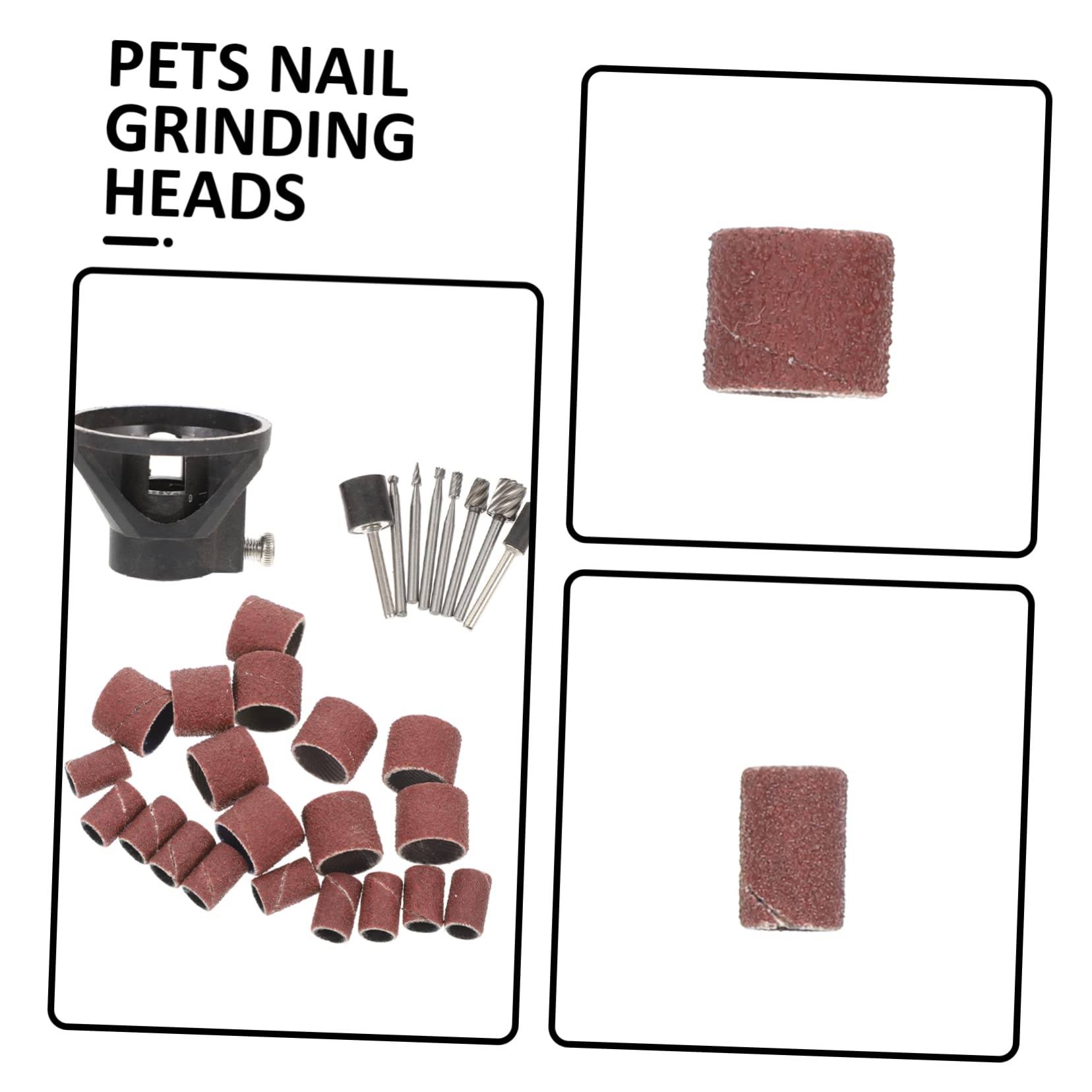 POPETPOP 4sets per La Unghie per Kit Limatura per Unghie Domestici Facile Usare e Adatto per Toelettatura Casa e