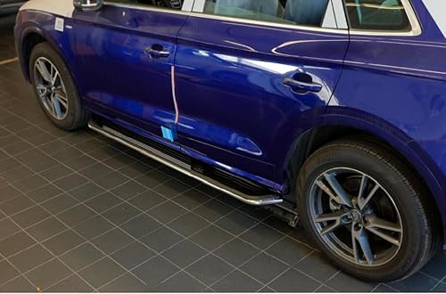 Miniatura 2 de Estribos compatibles con Nissan Pathfinder 2022-2024 de aluminio con pedal de barras Nerf, rayas