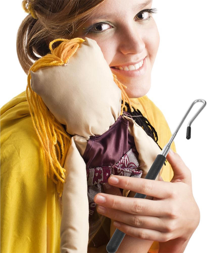Totority Adjustable Puppet Handles Arm Control Rods 3 Pcs Metal Hand Puppet Sticks with Comfortable Grip for Half Body Puppets Ventriloquists 21.45 Inch