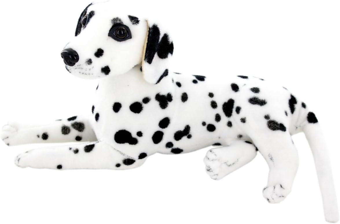Jesonn Realistic Stuffed Animals Dog Plush Toys Dalmatian,12" or 30CM,1PC