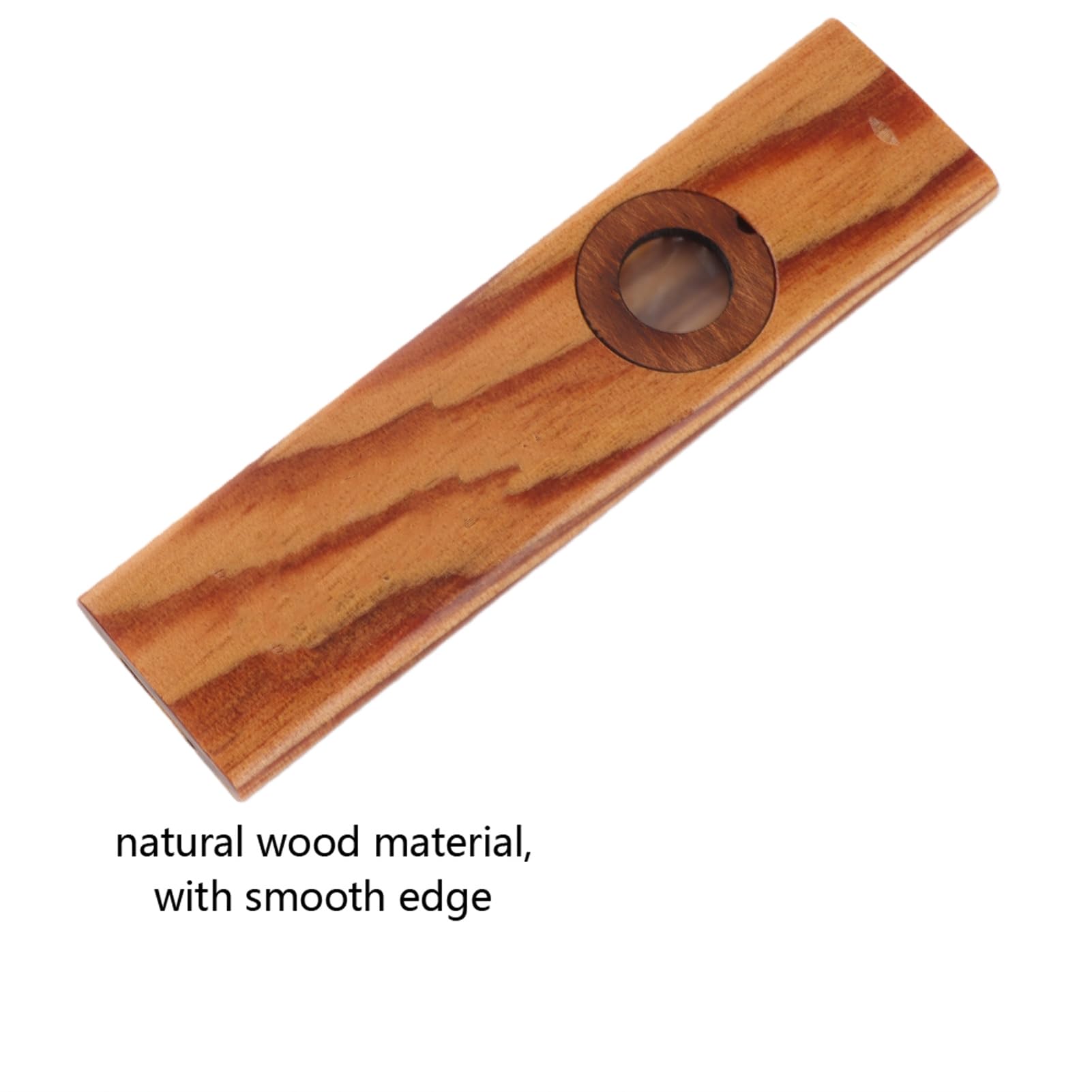 Kazoo in Legno, Partner di Ukulele Chitarra Armonica Flauto in Legno per Gli Amanti della Musica con Scatola di Metallo