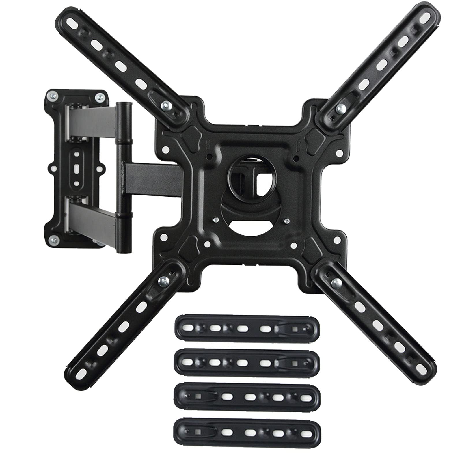 Supporto da Parete per TV Full Motion per TV da 32-55 Pollici con Bracci articolati, girevoli, inclinabili, estensibili - Staffe per Montaggio a Parete per TV VESA 400x400 Adatto a