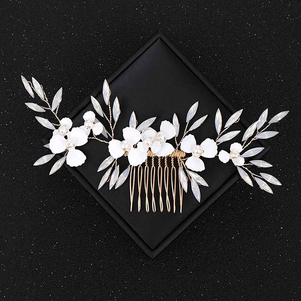 Peinetas para el cabello hechas a mano para brillar en tu boda soñada 8