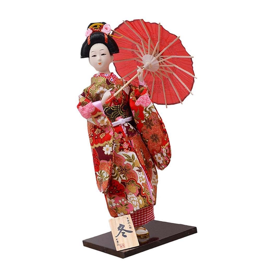 Amazon.co.jp: エスニック日本の芸者人形東洋古代歌舞伎少女像
