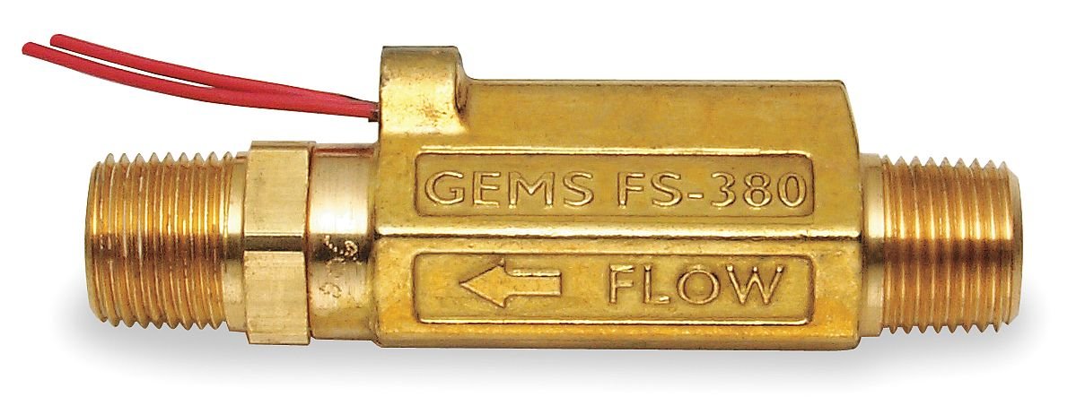 Gems Sensors Liquid Flow Switch Piston SPST 20VA