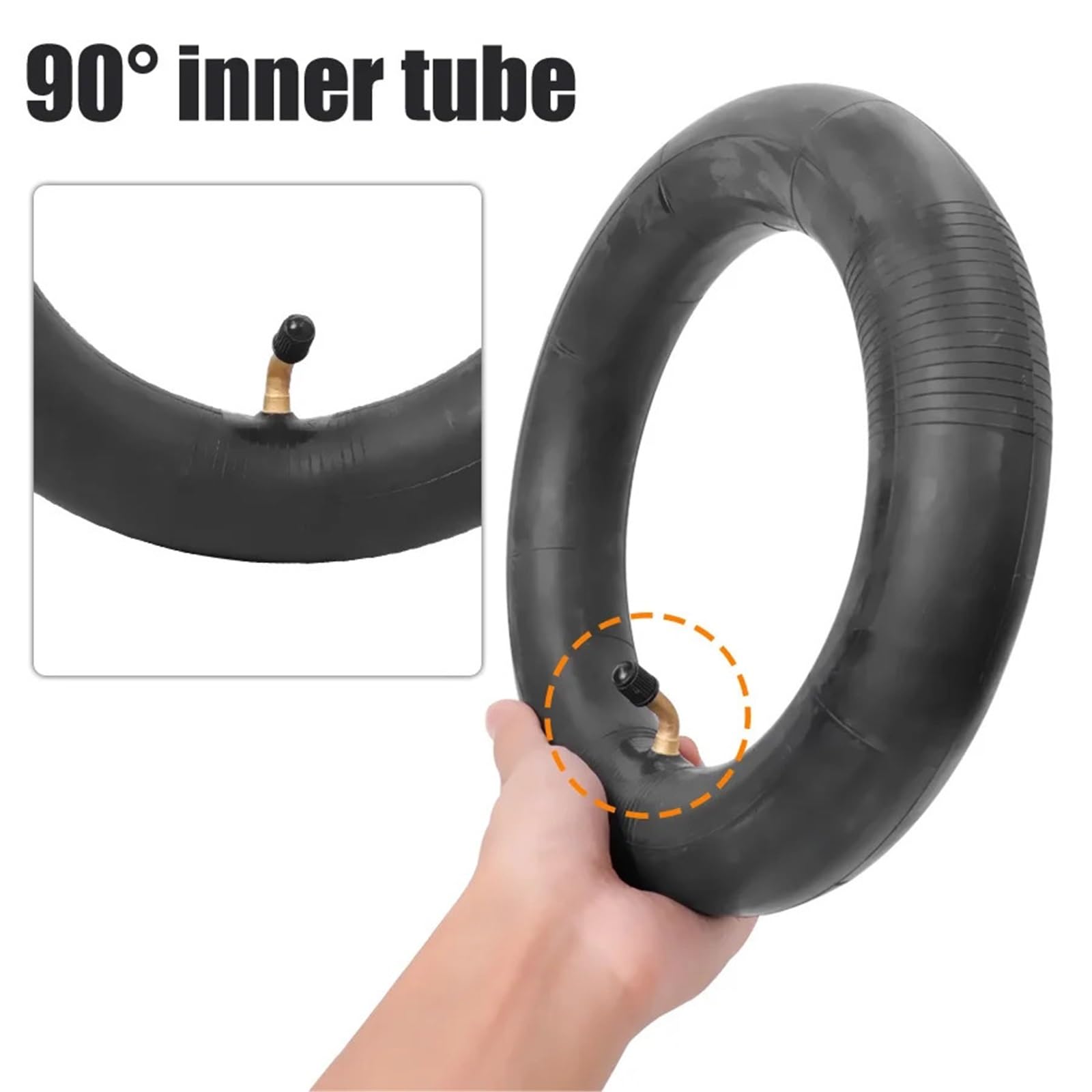 Camera d'Aria Monopattino Elettrico Pneumatico Esterno con Camera d'Aria 10x3.0 for Monopattino Elettrico(10 inch Tyre)