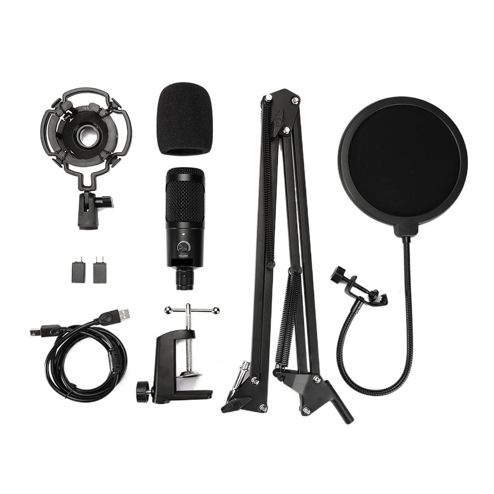 Microphone gaming USB condensateur pour podcasting et streaming