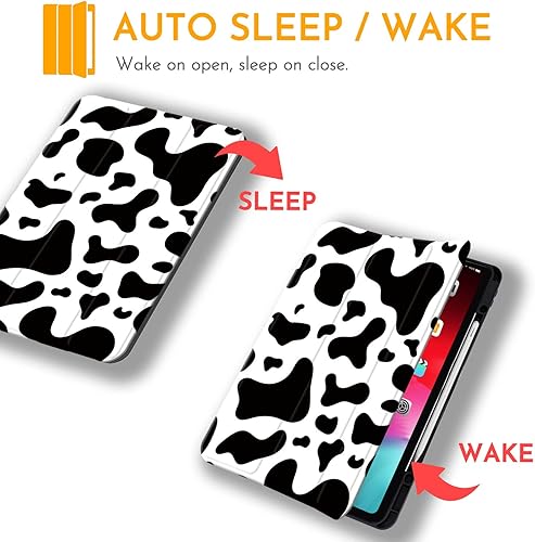 Miniatura 9 de Hi Space Funda para iPad Pro de 11 pulgadas 2022 2021 2020 2018 4 3 2 1 generación con soporte para lápices, colorido soporte triple para gatos,