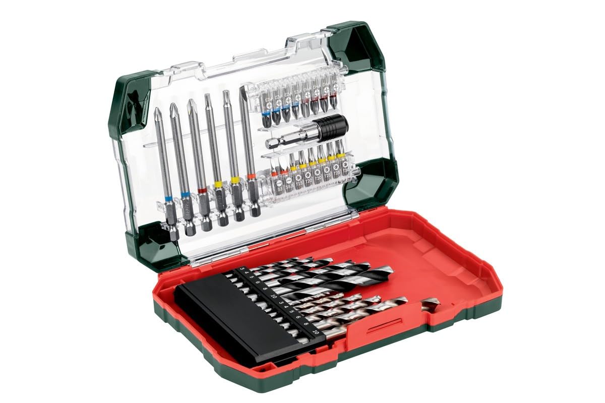 Metabo 626725000 626725000-Bolsa Enrollable para Puntas y Brocas, 35 Piezas, 0 W, 0 V