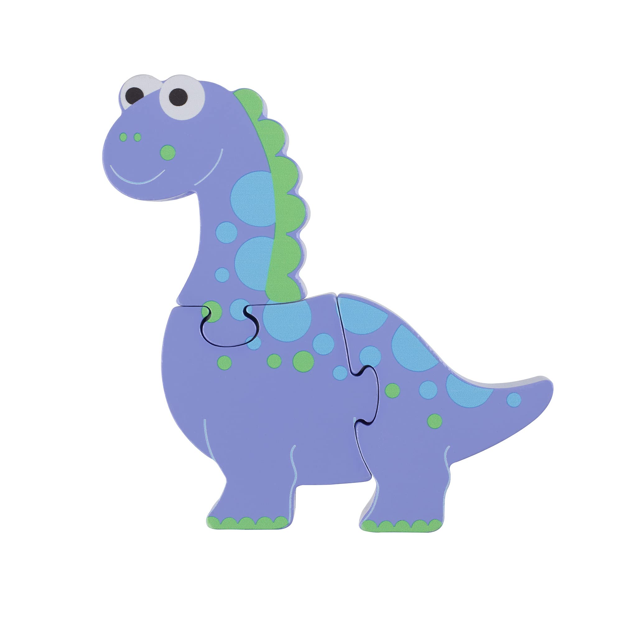Diplodocus Mini Wooden Puzzles - My First Puzzles, Jigsaw Puzzle Games with Dinosaurs - Educational Toys For 1 Year Old + Toddler, Montessori Early Development & Activity Toys by Orange Tree Toys โ image 1