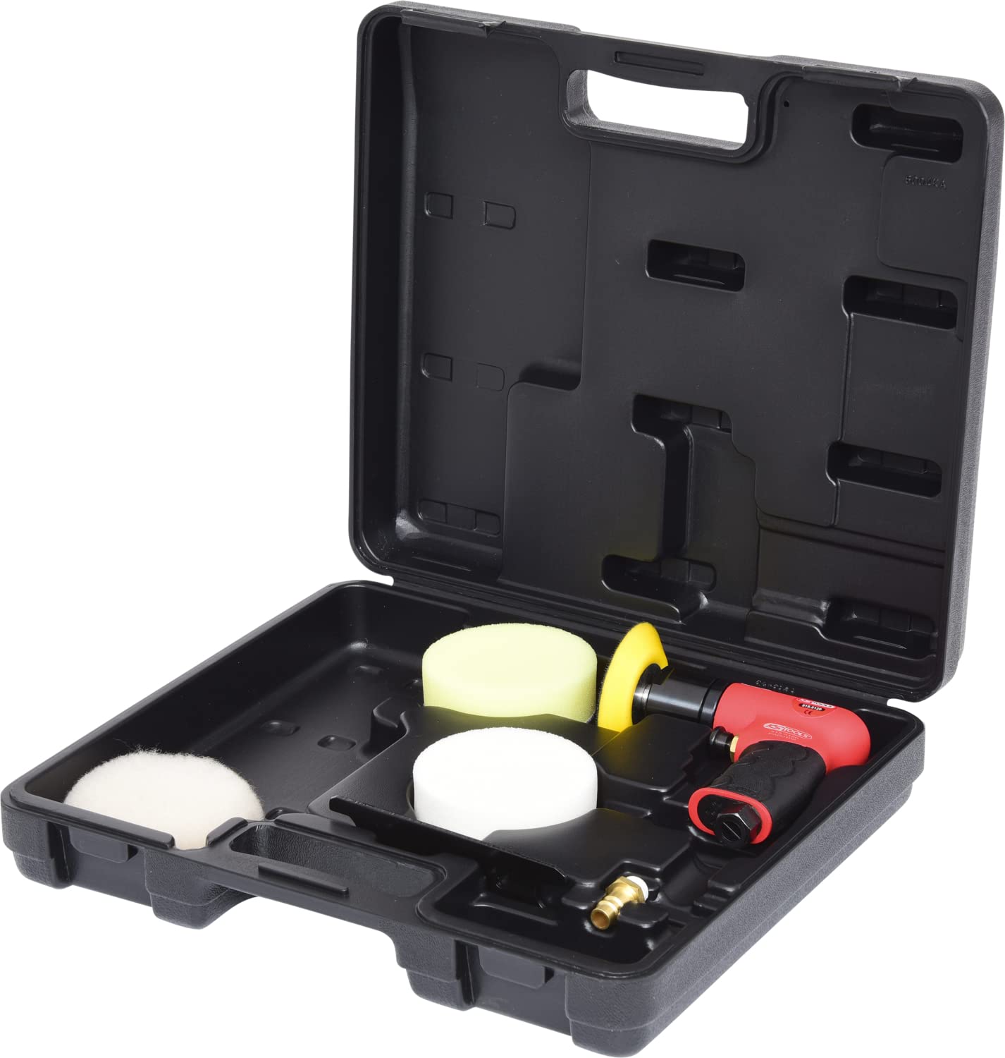 KS TOOLS 515.5120 Mini Polisseuse, 6 pièces, Blanc