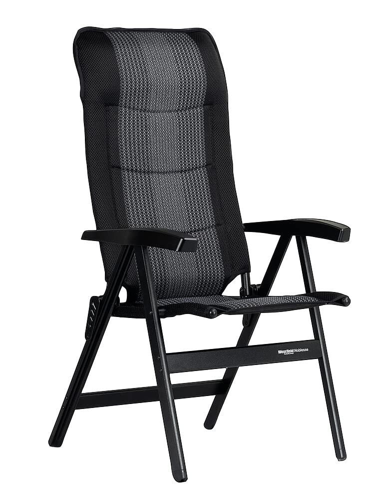 Westfield 101-101BL Campingstuhl Noblesse Deluxe schwarz