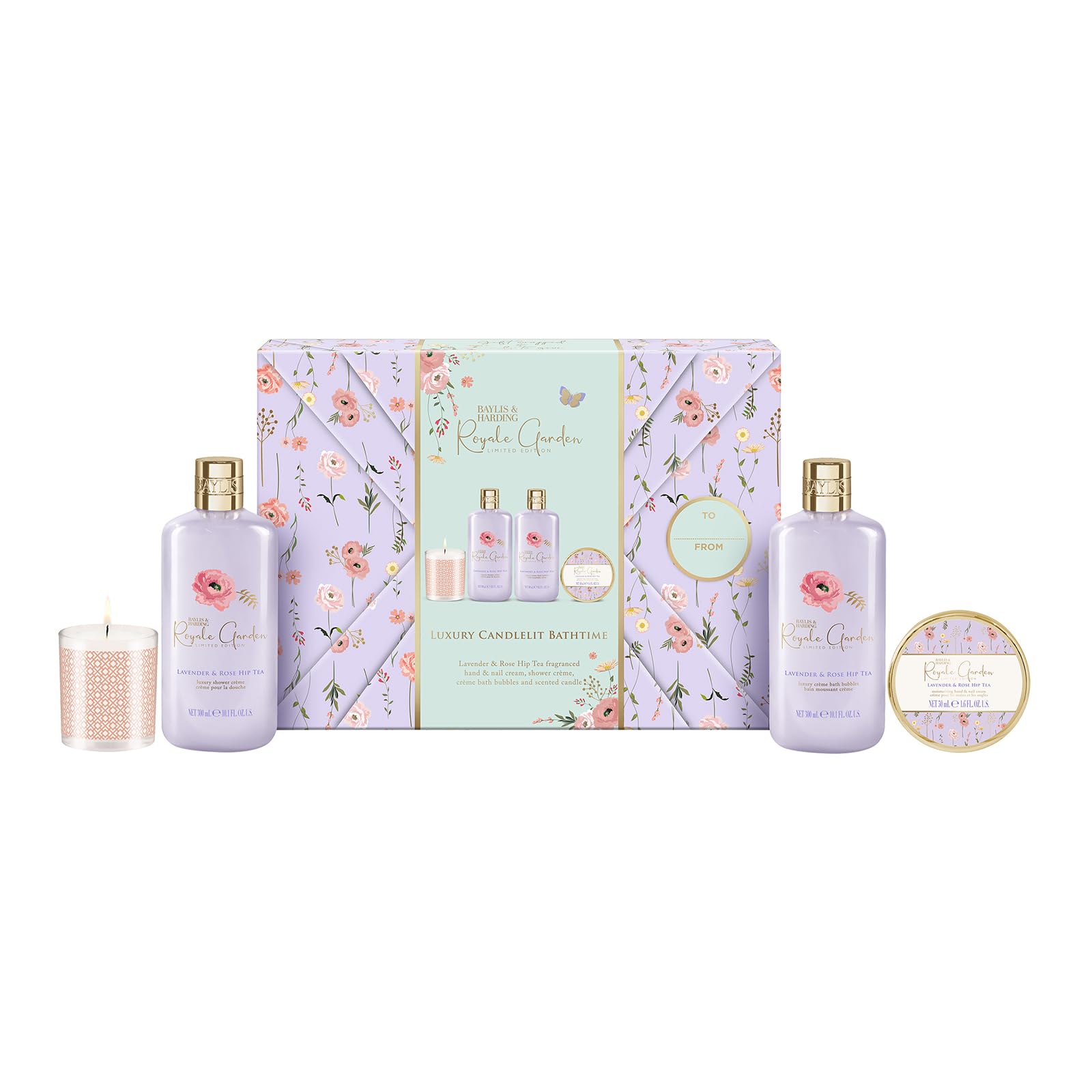 Baylis & Harding Royale Garden Luxury Bathing and Candle Gift Set 1 Pack