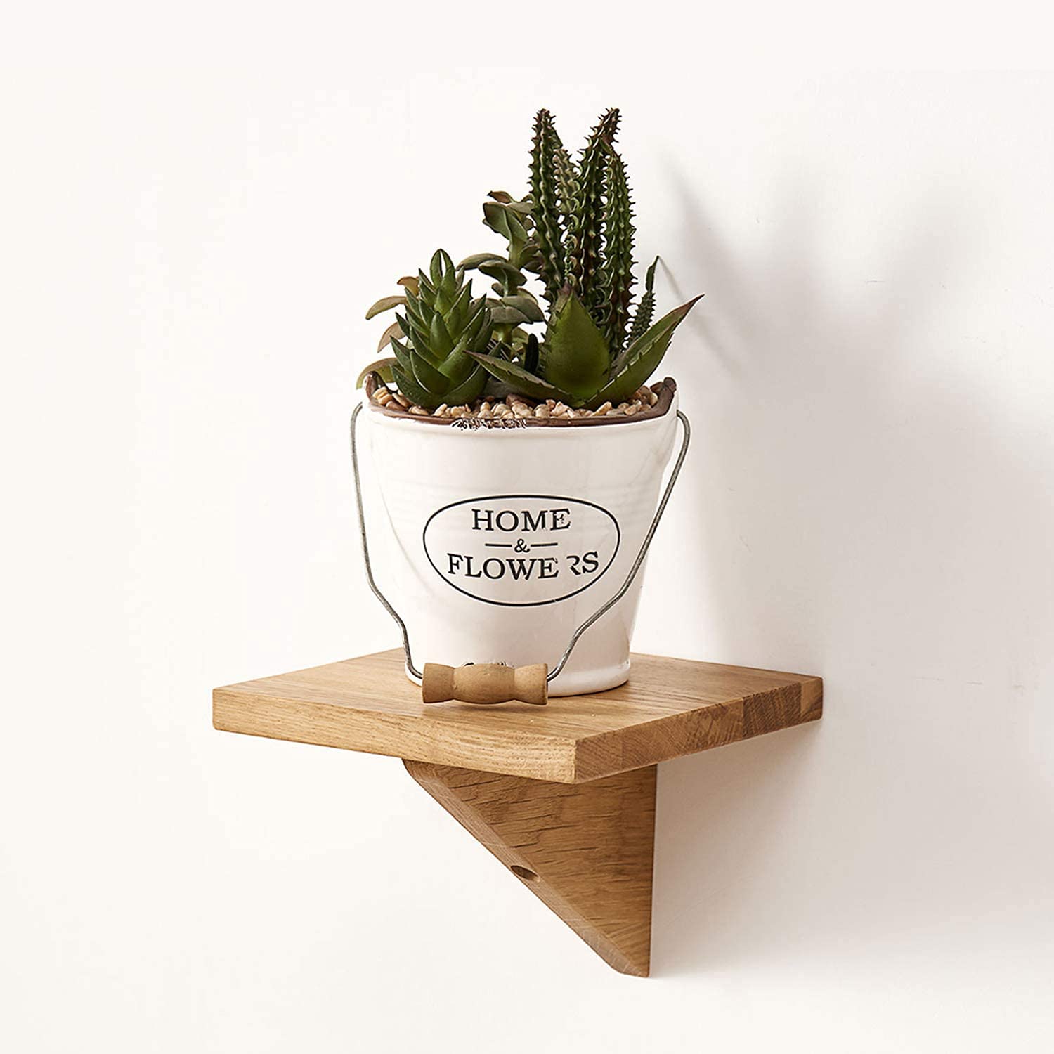 WEFOUR sheesham Wood Floating Shelf - Pure sheesham Wooden Wall Shelves Wall Mounted 2 Shelf for Kitchen Bathroom Bedroom Farmhouse Living Room - Brown Color - 17 x x 6 in x 1.2 in-image-18