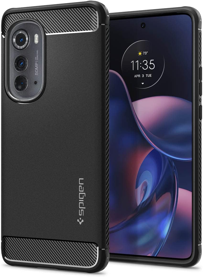 Rugged Armor Designed for Motorola Edge 2022 Case (2022) - Matte Black