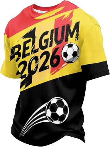 Belgium Jersey for Men Belgium Soccer Jersey for Men Camisa De Hombre Fashion Sh