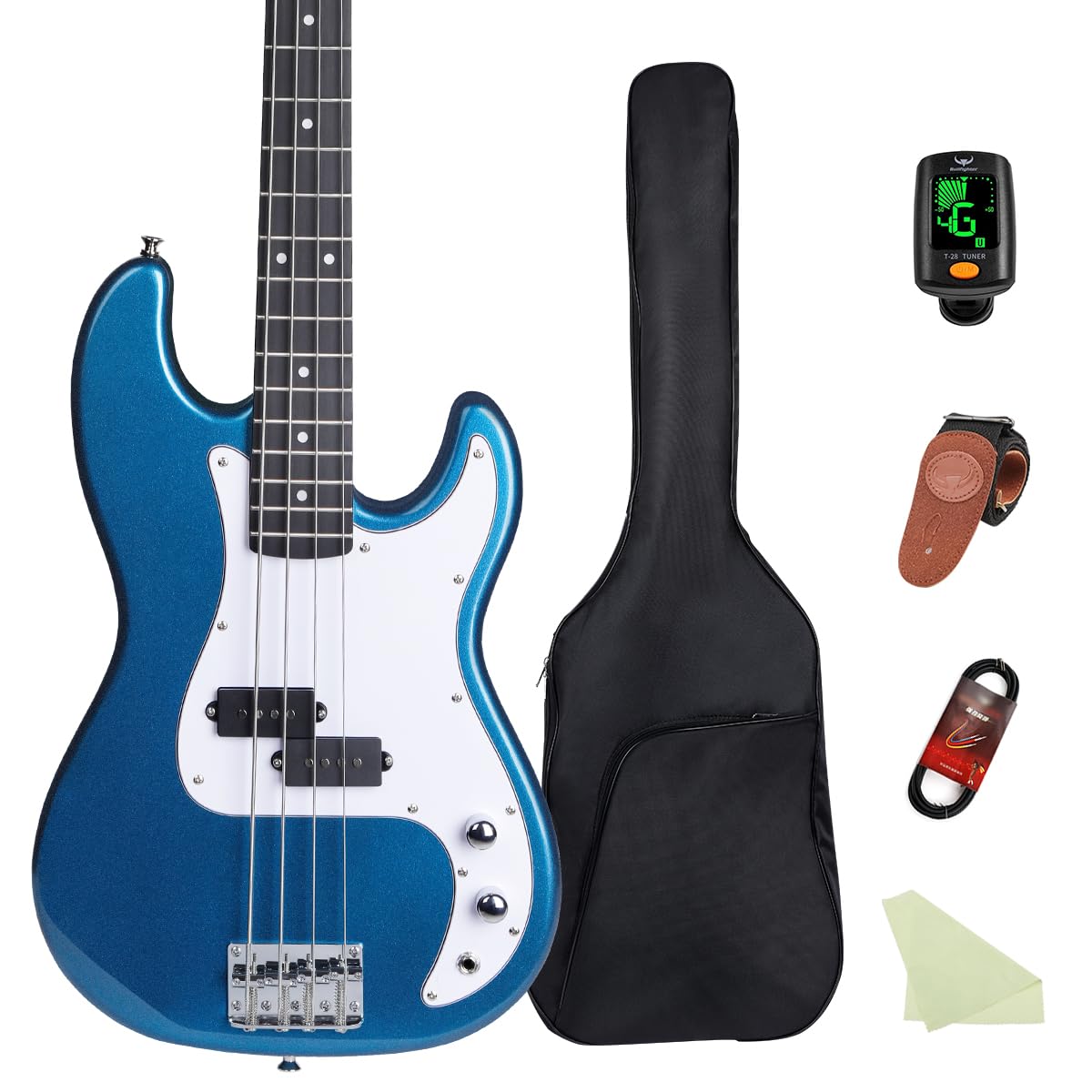 Amazon.com: Bullstar Electric Bass Guitar 4 Strings Full-Size