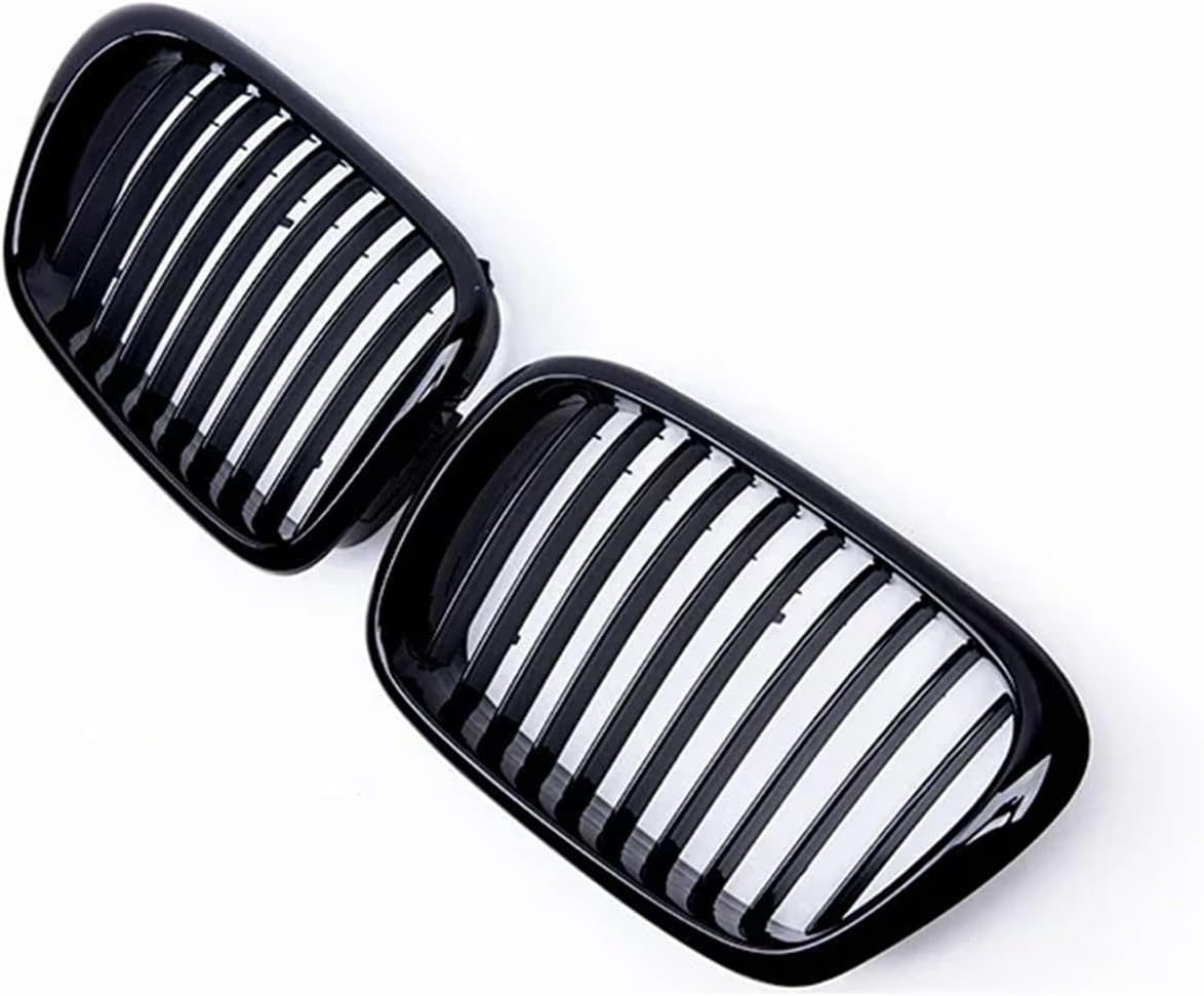 Compatible with BMW E39 5 Series 525 528 Gloss Black Grille Car Front Hood Grill Kidney Grilles Racing Grill 99-03 Auto Accessories(Matte Black)