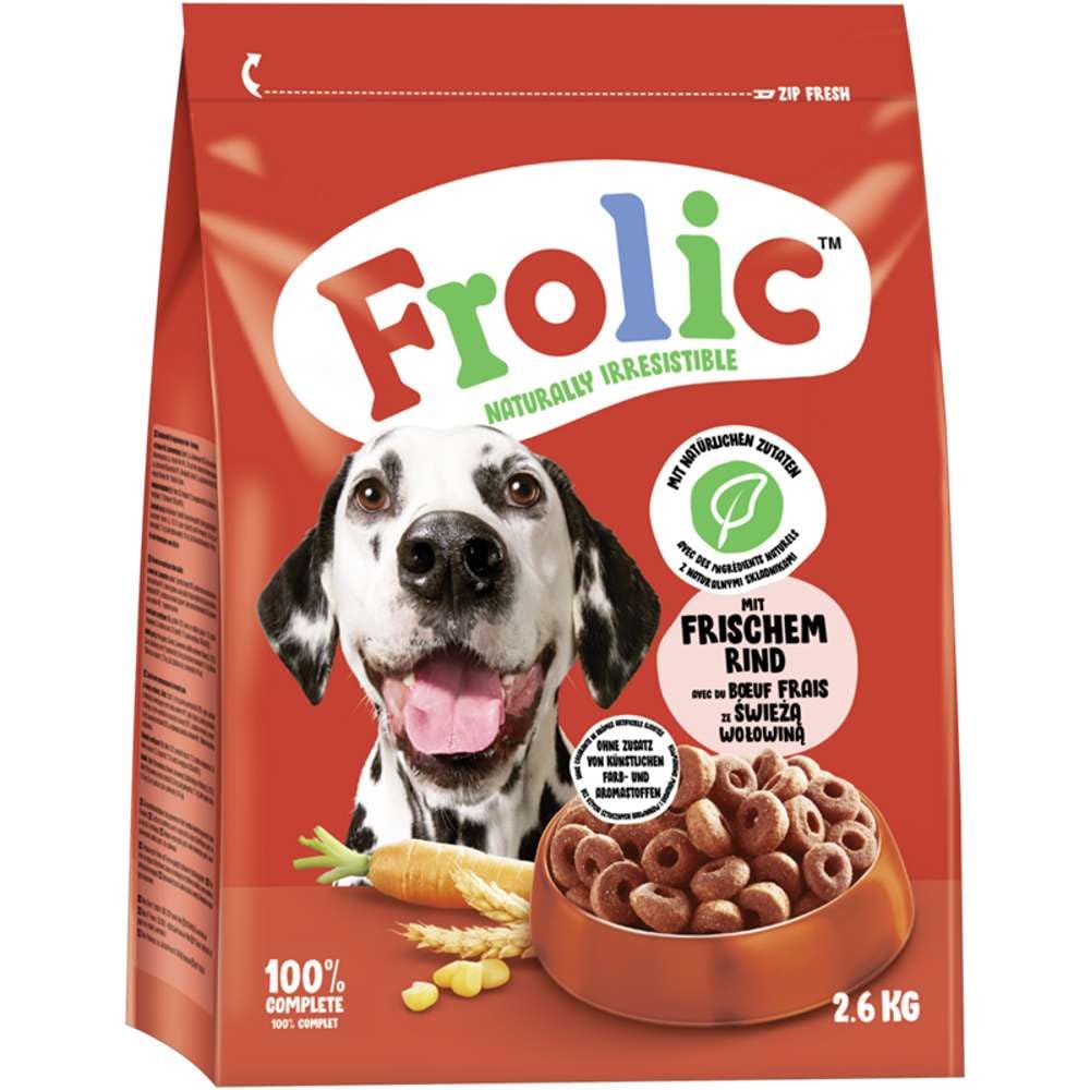 FROLIC Sachet de bœuf 1 x 2,6 kg
