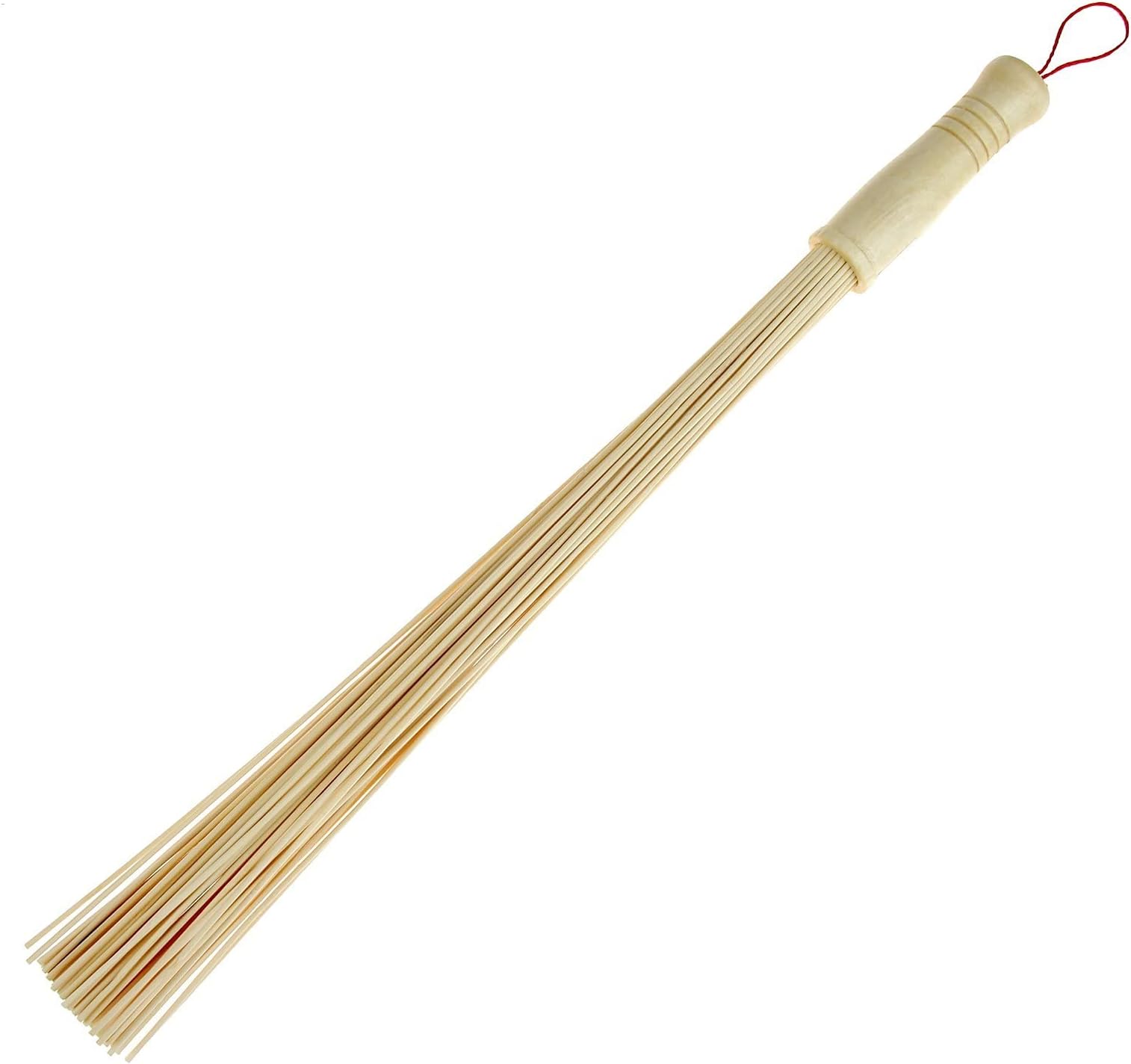RussianBear "Bamboo Small Venik Broom for Russian Sauna Banya Bath House Natural Wood