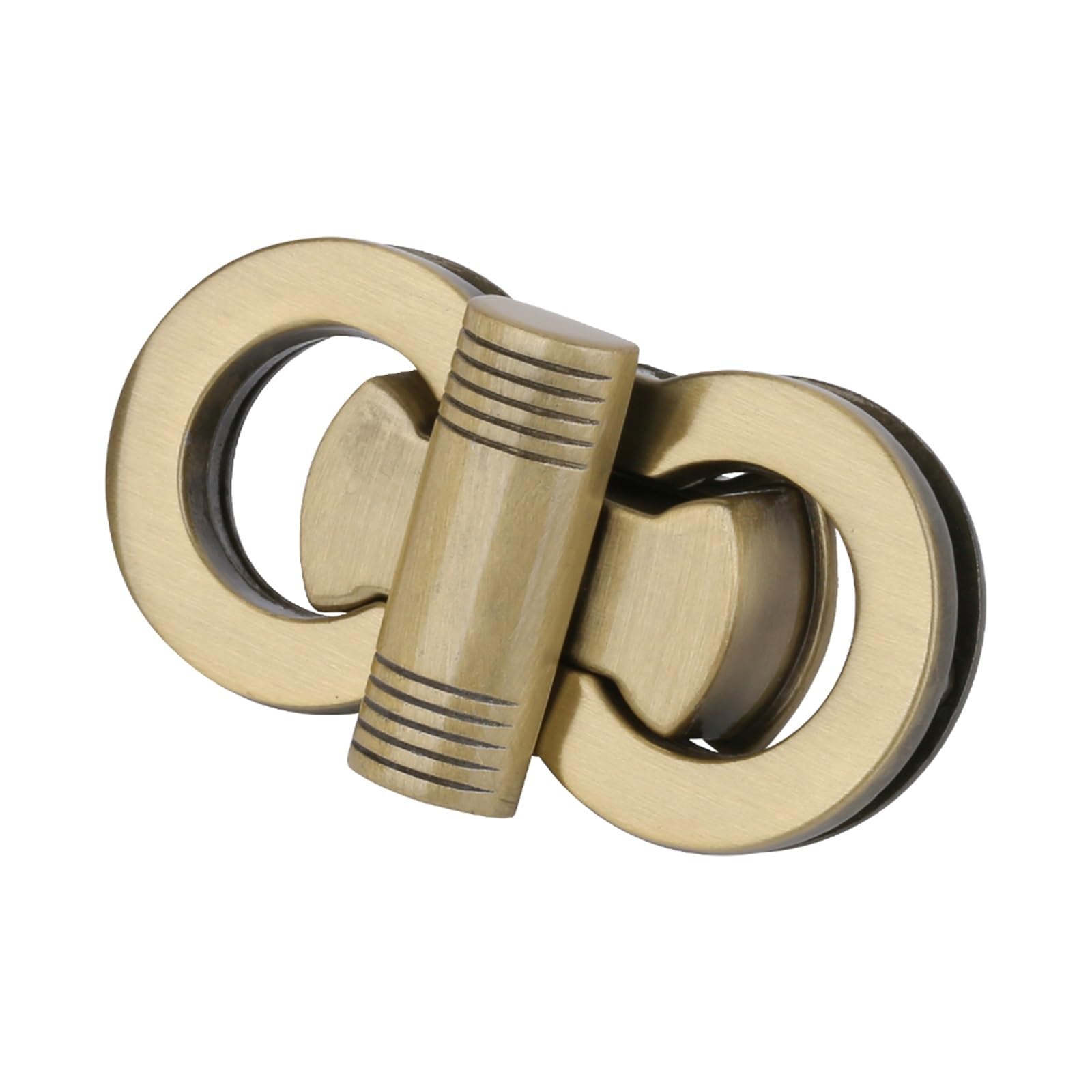 PVUVTNAHW 10pcs 4.5CM Metal Butterfly Twist Lock Catch Handbag Snap Clasps Turn Lock For Shoulder Bag Buckle DIY(Cinnamon)