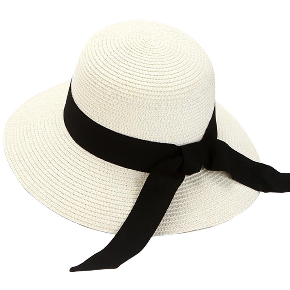 BABAHU Women's Sun Hats UV Protection Large Wide Brim Hat Women Packable Sun Hat for Women Straw Hats
